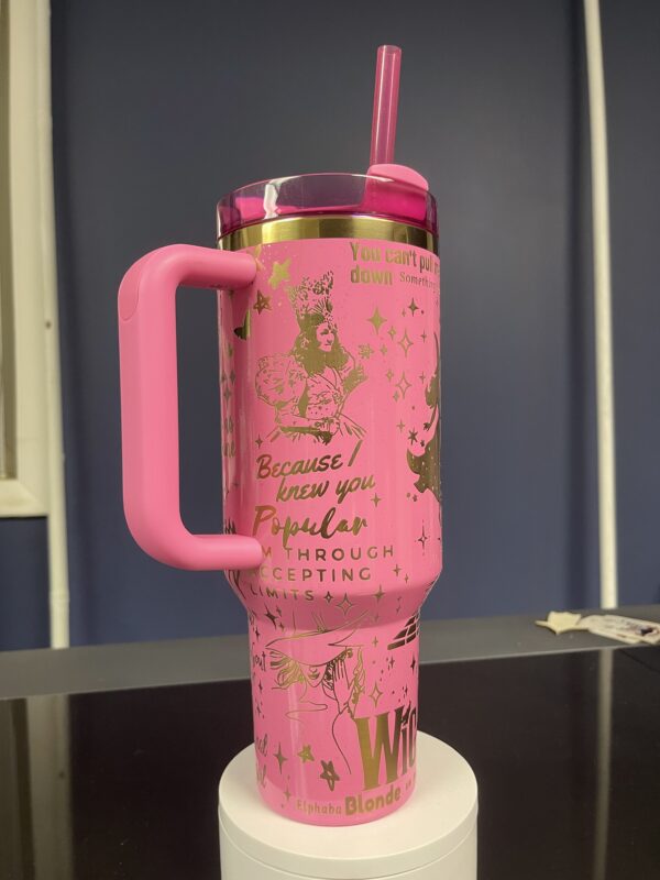 Glinda Pink Engraved Stanley - Image 4